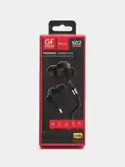 Черный наушники проводные с микрофоном GFPower S02