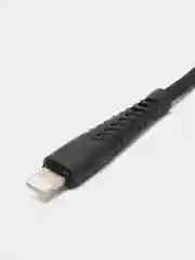 Черный кабель USB на Lightning "GFPower 19L", 1 метр, 2.4A, силикон, iPhone 8-pin