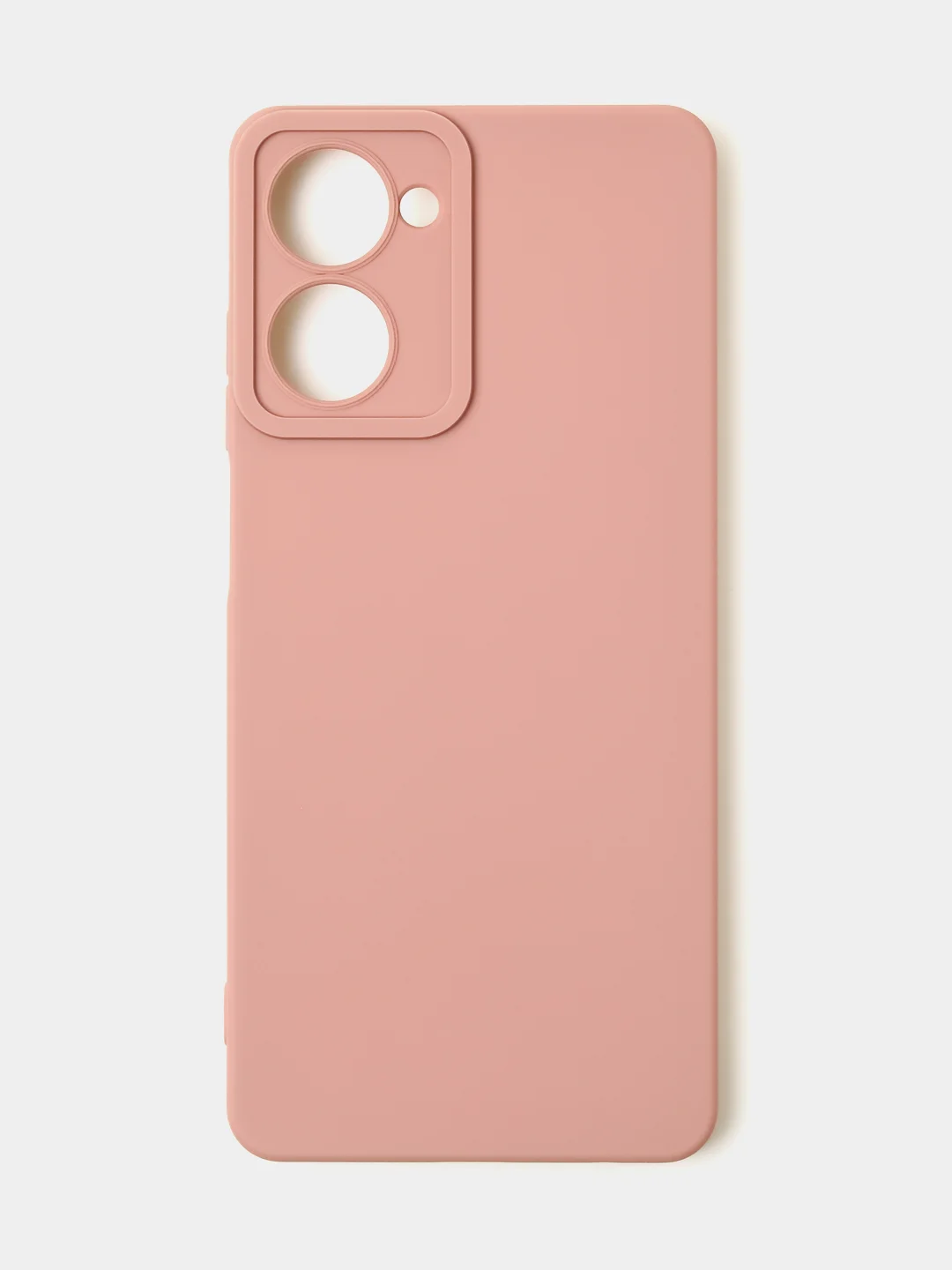 Пудровый чехол для Realme 10 (4G) матовый, с дополнительной защитой камеры