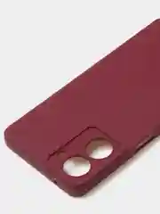 Бордовый чехол для Realme 10 (4G) матовый, с дополнительной защитой камеры