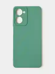 Зеленый чехол для Realme 10 (4G) матовый, с дополнительной защитой камеры