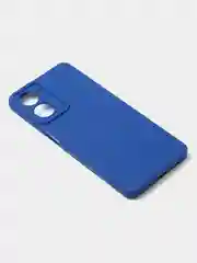 Синий чехол для Realme 10 (4G) матовый, с дополнительной защитой камеры