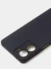 Черный чехол для Realme 10 (4G) матовый, с дополнительной защитой камеры