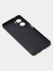 Черный чехол для Realme 10 (4G) матовый, с дополнительной защитой камеры