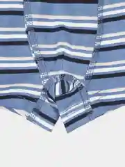 Синий комплект нижнего белья для мальчиков, майка и трусы