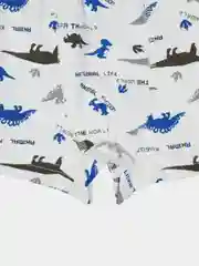Белый комплект нижнего белья для мальчиков, майка и трусы