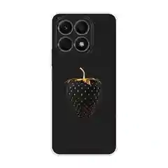 Разноцветный силиконовый чехол на Honor X8A / Хонор X8A прозрачный, с рисунком, защита камеры