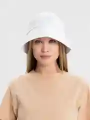 Белый широкая панама летняя, унисекс