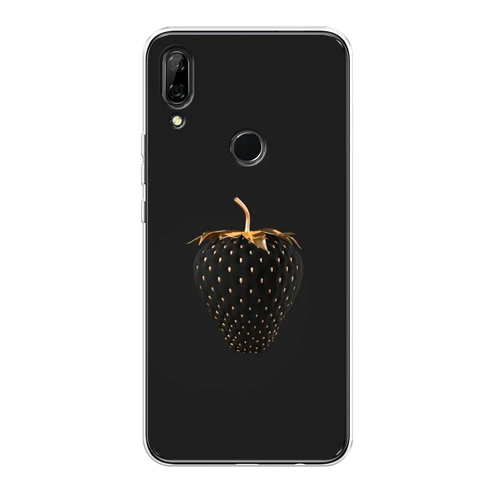 Разноцветный чехол на Huawei P Smart Z/Honor 9X / Хонор 9Х прозрачный, с рисунком, защита камеры