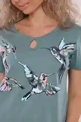 Оливковый комплект с бриджами DIANIDA