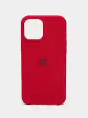 Вишнёвый чехол силиконовый на iPhone XS Max, 11 Pro, 11 Pro Max, 12 Mini, 12 Pro Max, 13 Mini