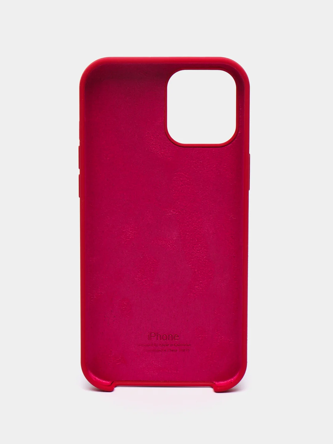 Вишнёвый чехол силиконовый на iPhone XS Max, 11 Pro, 11 Pro Max, 12 Mini, 12 Pro Max, 13 Mini