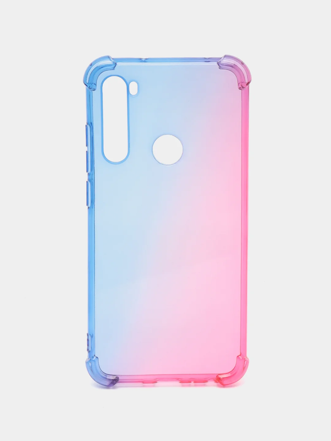 Голубой чехол градиентный Xiaomi Redmi Note 8/8T/9/9T/9A/7/7A/8A/10/11/9C/10C Pro/K40