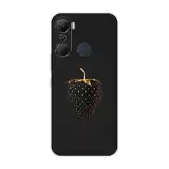 Разноцветный силиконовый чехол на Infinix Hot 12 Pro / Инфиникс Хот 12 Про с рисунком, защита камеры