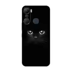 Шоколадный силиконовый чехол на Infinix Hot 12 Pro / Инфиникс Хот 12 Про с рисунком, защита камеры