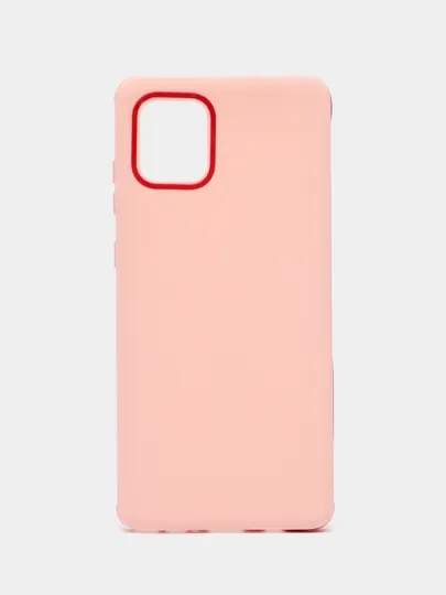 Розовый силиконовый чехол Racy для Samsung A20/A21S/A30/A31/A41/A81/A91/A30S/A50/A71