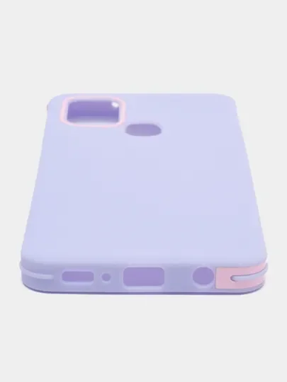 Лавандовый силиконовый чехол Racy для Samsung A20/A21S/A30/A31/A41/A81/A91/A30S/A50/A71