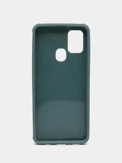 Зелёный хаки силиконовый чехол Racy для Samsung A20/A21S/A30/A31/A41/A81/A91/A30S/A50/A71
