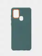 Зелёный хаки силиконовый чехол Racy для Samsung A20/A21S/A30/A31/A41/A81/A91/A30S/A50/A71