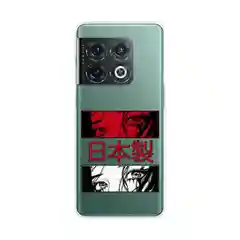 Алый силиконовый чехол на OnePlus 10 Pro 5G / Ван Плас 10 Про 5G с рисунком, защита камеры