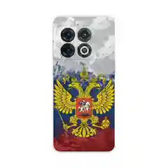 Синий силиконовый чехол на OnePlus 10 Pro 5G / Ван Плас 10 Про 5G с рисунком, защита камеры
