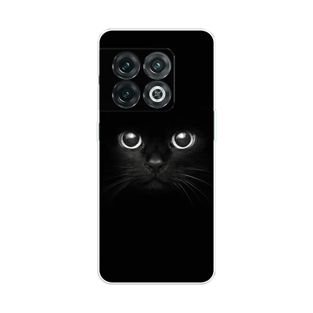 Шоколадный силиконовый чехол на OnePlus 10 Pro 5G / Ван Плас 10 Про 5G с рисунком, защита камеры