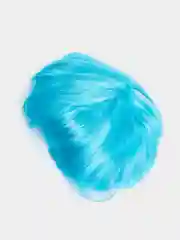Голубой карнавальный парик каре