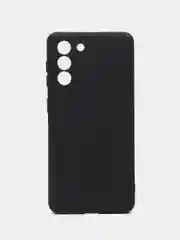 Черный чехол Samsung Galaxy S21, Самсунг Галакси С21 прозрачный силиконовый