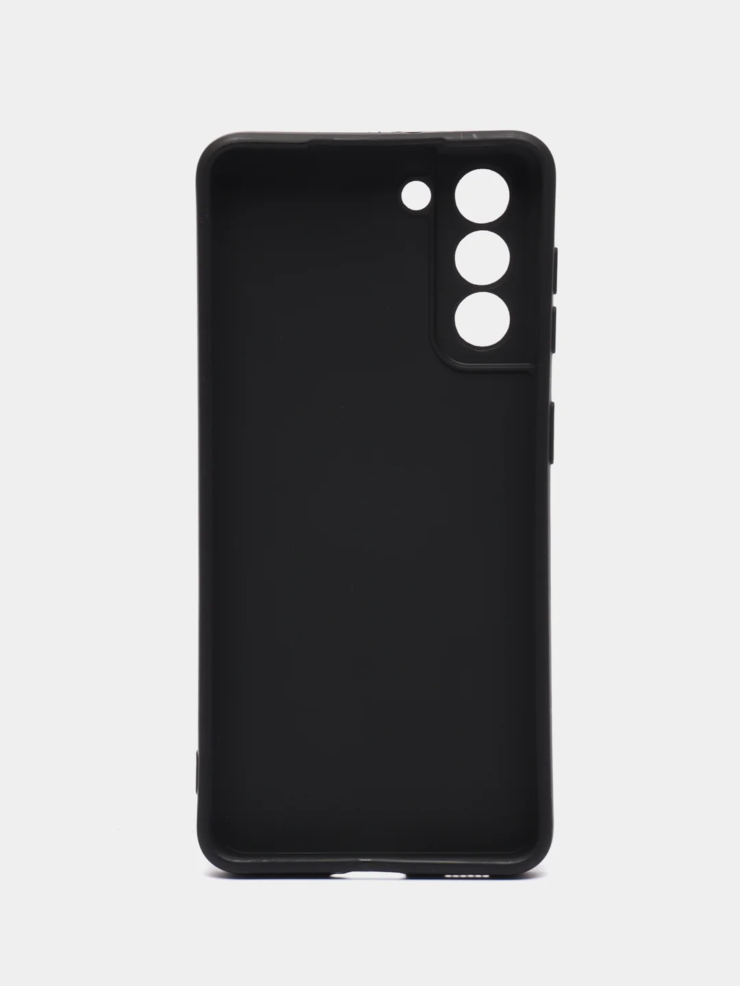 Черный чехол Samsung Galaxy S21, Самсунг Галакси С21 прозрачный силиконовый