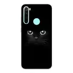 Шоколадный силиконовый чехол на Xiaomi Redmi Note 8 / Сяоми Редми Нот 8 с рисунком, защита камеры
