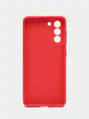 Коралловый чехол Samsung Galaxy S21, Самсунг Галакси С21 прозрачный силиконовый