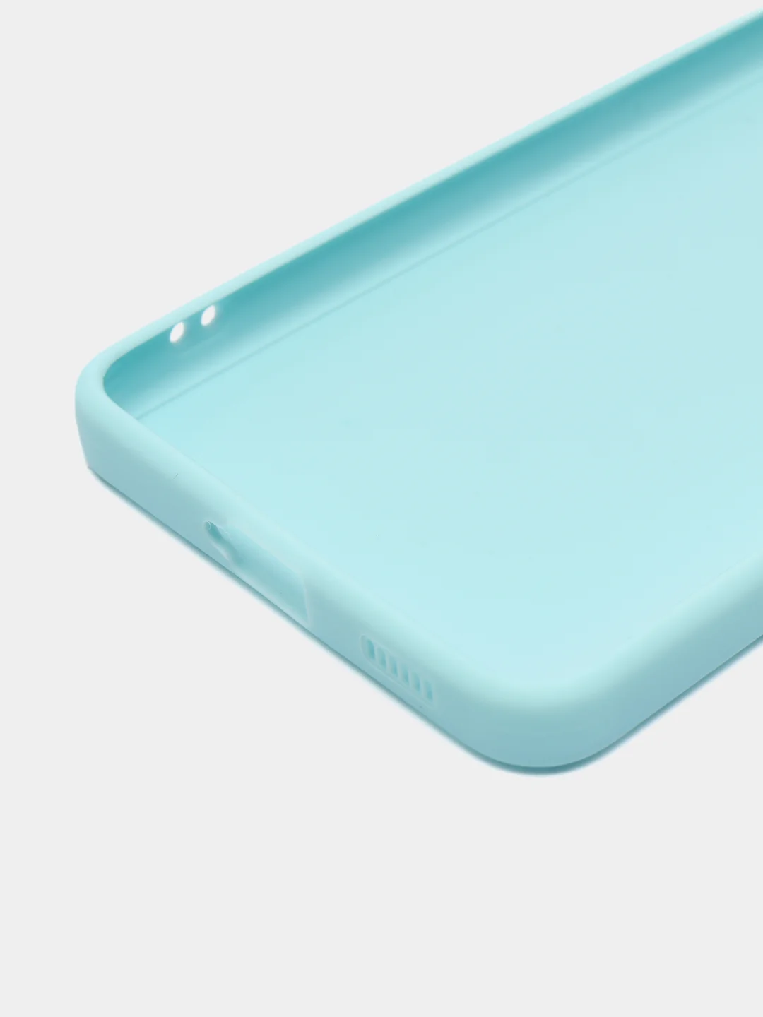 Голубой чехол Samsung Galaxy S21, Самсунг Галакси С21 прозрачный силиконовый