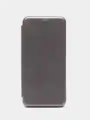 Серый чехол-книжка для Infinix Smart 6, Инфиникс Смарт 6