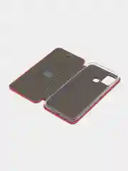 Красный чехол-книжка для Infinix Smart 6, Инфиникс Смарт 6