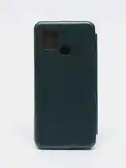 Тёмно-зелёный чехол-книжка для Infinix Smart 6, Инфиникс Смарт 6