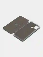 Тёмно-зелёный чехол-книжка для Infinix Smart 6, Инфиникс Смарт 6