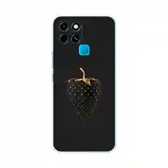 Разноцветный чехол на Infinix SMART 6 / Инфиникс Смарт 6 прозрачный, с рисунком, защита камеры