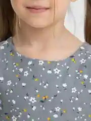 Серый платье детское