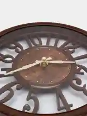 Коричневый часы настенные "Космос"