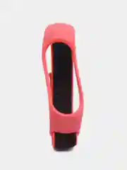 Красный ремешок нейлоновый на липучке для Xiaomi Mi Band 3, Mi Band 4, Band 5, Band 6, Mi Band 7