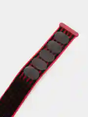 Красный ремешок нейлоновый на липучке для Xiaomi Mi Band 3, Mi Band 4, Band 5, Band 6, Mi Band 7