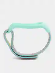 Салатовый ремешок нейлоновый на липучке для Xiaomi Mi Band 3, Mi Band 4, Band 5, Band 6, Mi Band 7