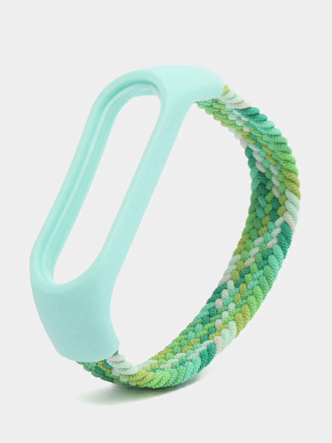 Бирюзовый ремешок матерчатый, для Xiaomi Mi Band 3, 4, 5, 6, 7