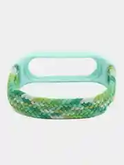 Бирюзовый ремешок матерчатый, для Xiaomi Mi Band 3, 4, 5, 6, 7