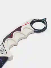 Аметистовый нож деревянный керамбит "Нео-Нуар" из cs go
