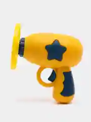 Желтый детский пистолет с вертушкой