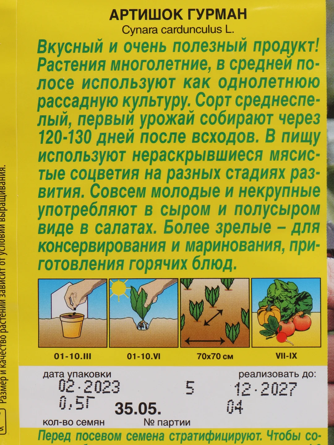 Артишок Гурман