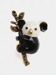 Брошь с эмалью "Коала"