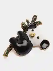 Брошь с эмалью "Коала"