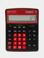 Калькулятор настольный электронный обычный Brauberg Extra Color-12-bkwr (206x155 мм)